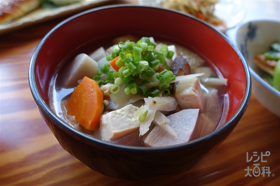 しまねのごっつぉけんちん汁(大根+木綿豆腐を使ったレシピ)