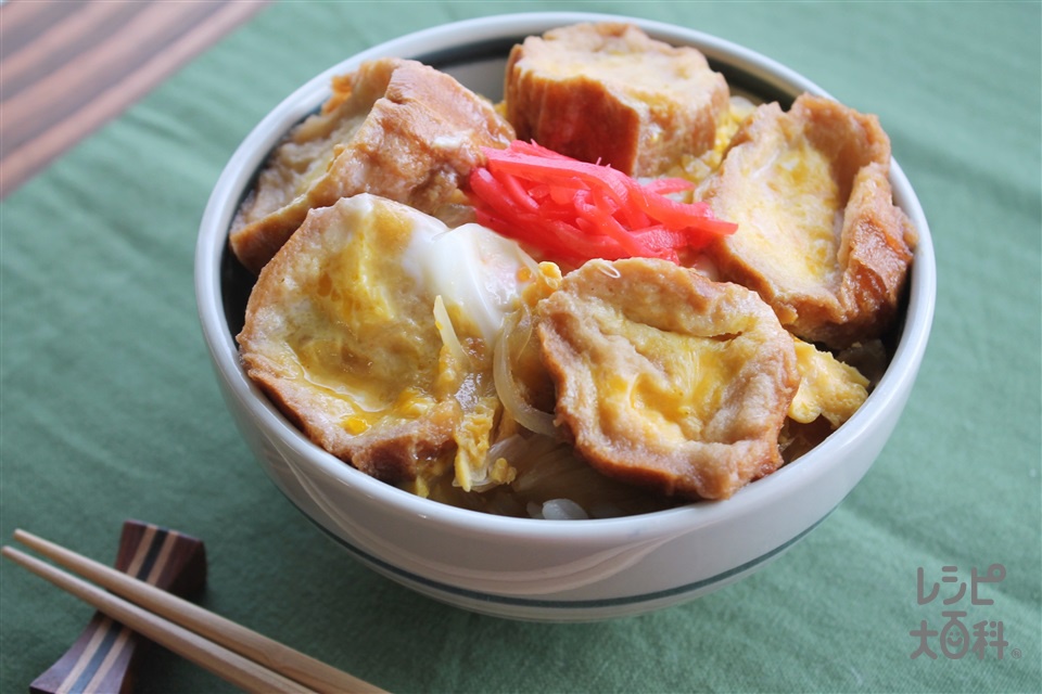 油麩丼(溶き卵+ご飯を使ったレシピ)