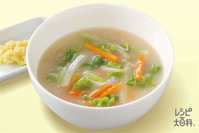 とろとろ白菜の白湯スープ