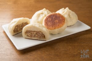 皮から手作り!焼き肉まん