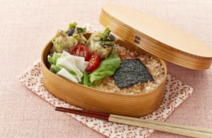 だししょうゆが決め手!のり弁当
