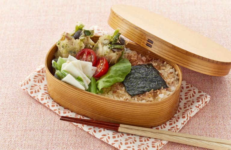 だししょうゆが決め手!のり弁当