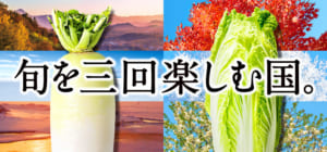 "旬を三回楽しむ国" 　大根・白菜のレシピ特集