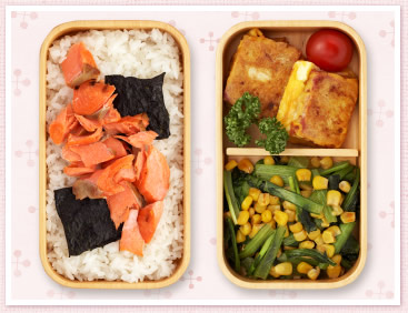 鮭弁当