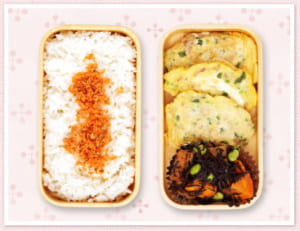 きのこたっぷり 卵焼き弁当