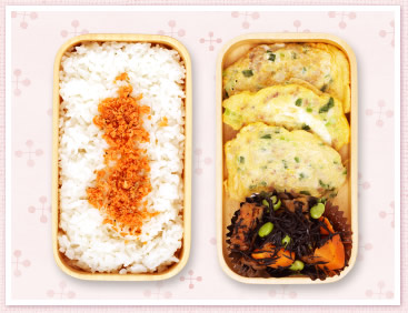 きのこたっぷり 卵焼き弁当