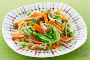 レンジで作る！うま塩「野菜炒めず」