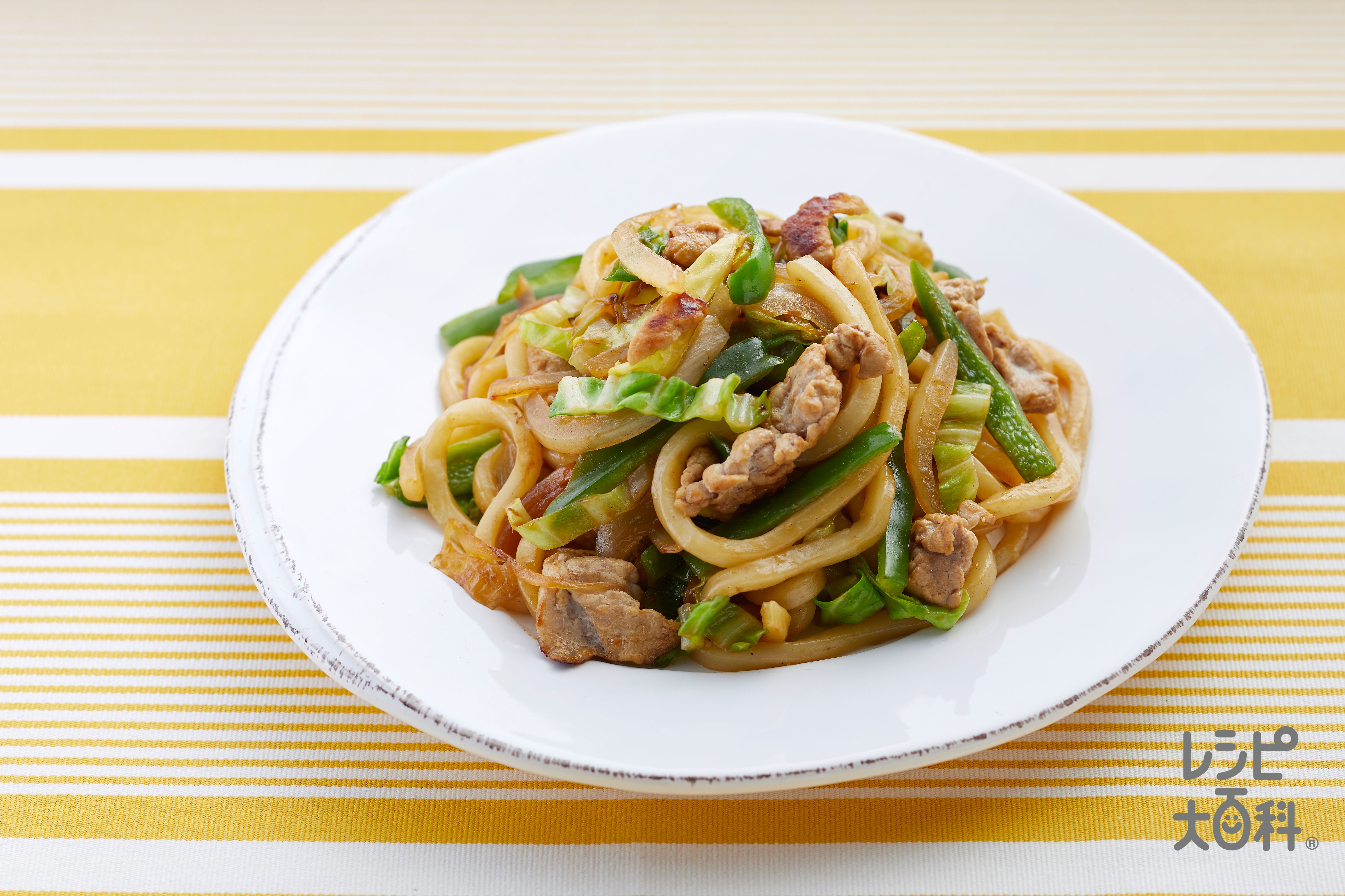 塩分控えめ焼きうどん