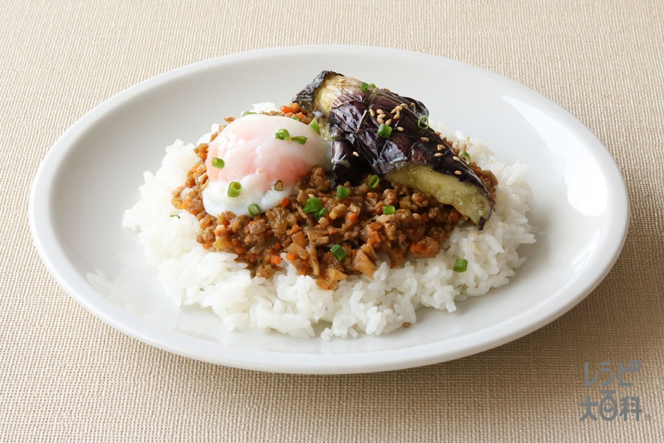 レンジで簡単！和風キーマカレー