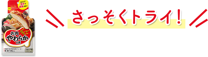 さっそくトライ！