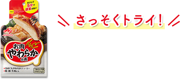 さっそくトライ！