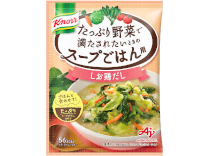 「クノール」たっぷり野菜で満たされたいときのスープごはん用 しお鶏だし