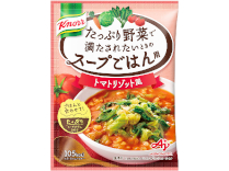 「クノール たっぷり野菜で満たされたいときのスープごはん用」 トマトリゾット風