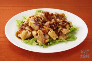 から揚げ よだれ鶏ソースがけ