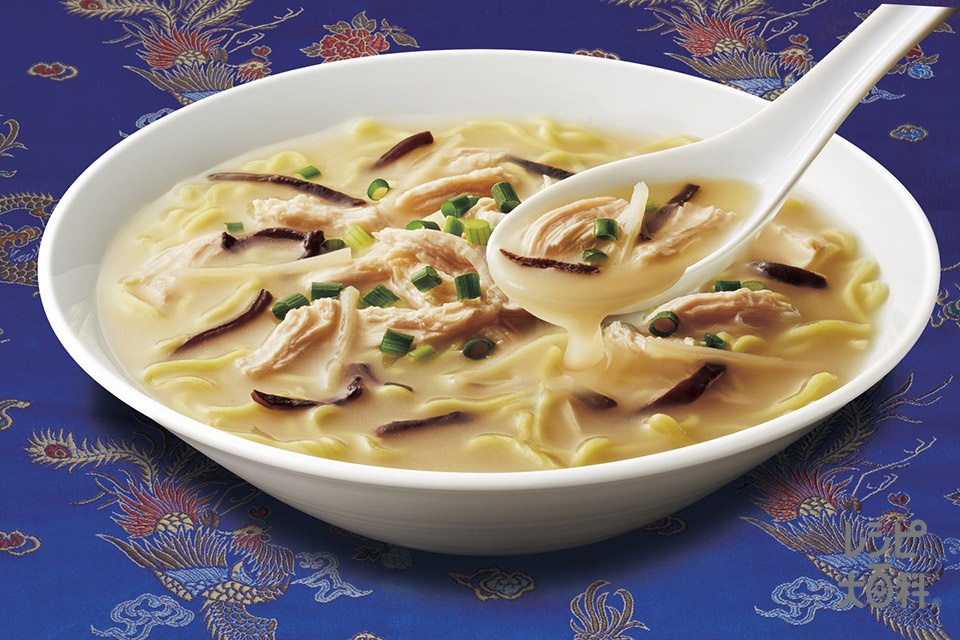 鶏だし白湯麺(中華めんを使ったレシピ)