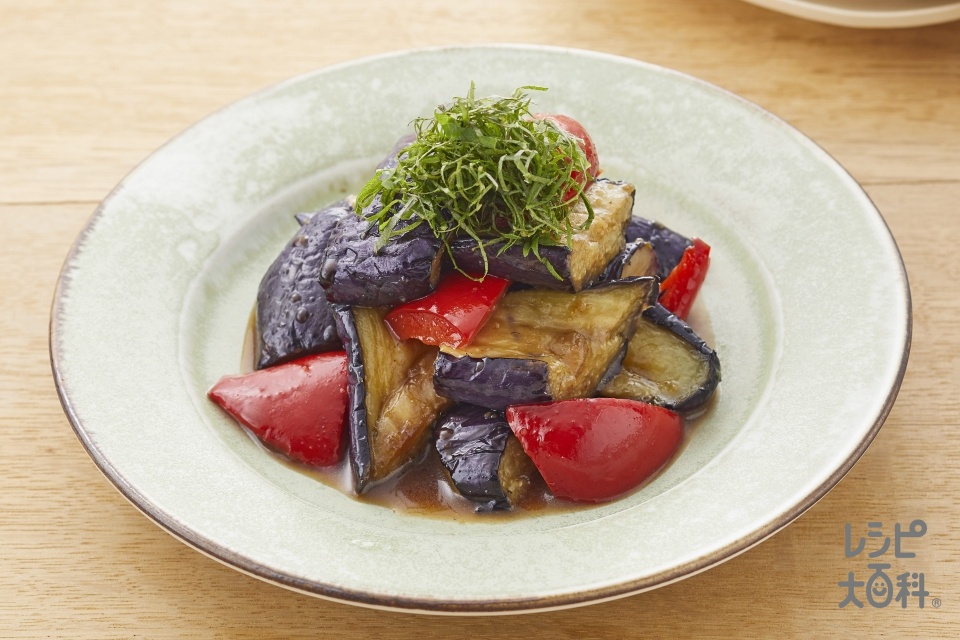冷凍なすの簡単レンジおかず(黒酢味)(冷凍揚げなすを使ったレシピ)