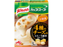 「クノール カップスープ」4種のチーズのとろ~り濃厚ポタージュ