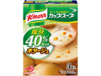 「クノール カップスープ」ポタージュ塩分40%カット