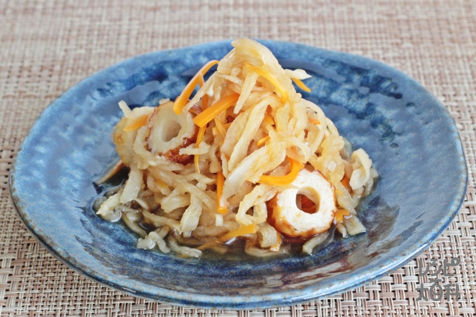 レンジで簡単 切り干し大根煮のレシピ 作り方 味の素パーク の料理 レシピサイト レシピ大百科 切り干し大根やにんじんを使った料理