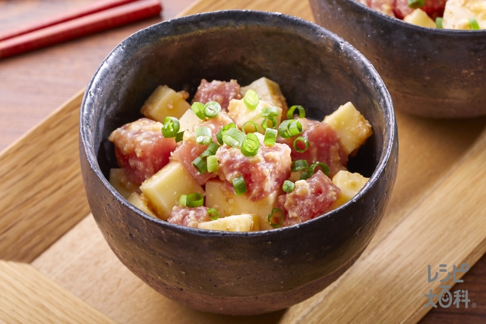 マグロとチーズで簡単おつまみ