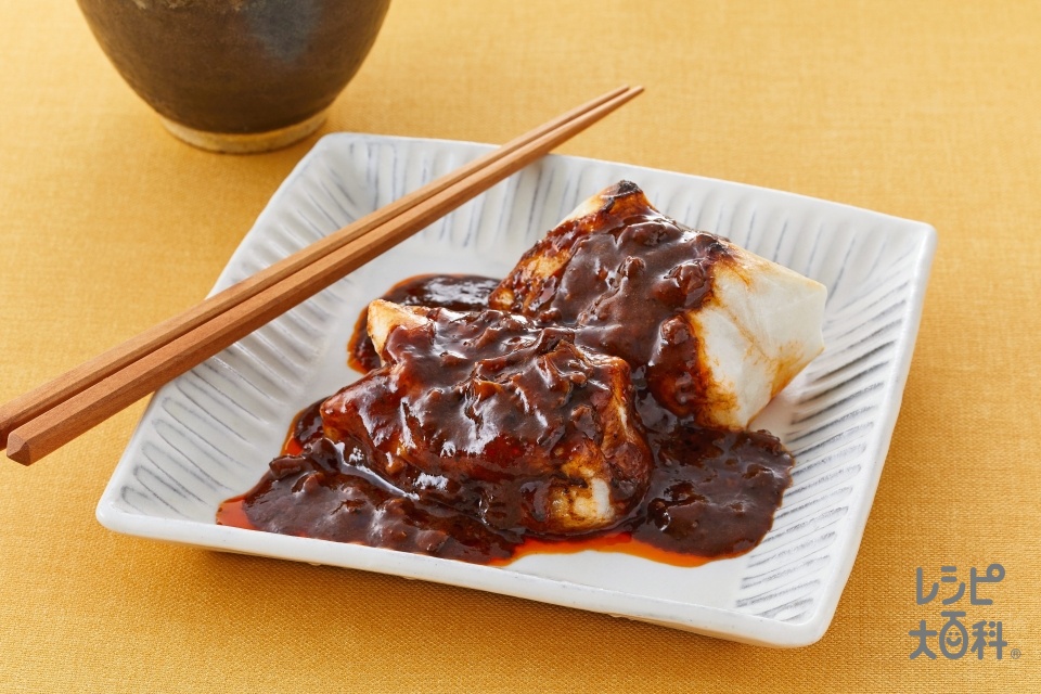 麻辣麻婆餅(切り餅を使ったレシピ)