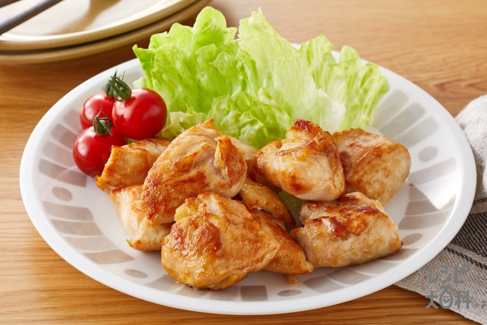 やわらかガリバタ風チキン(鶏むね肉を使ったレシピ)