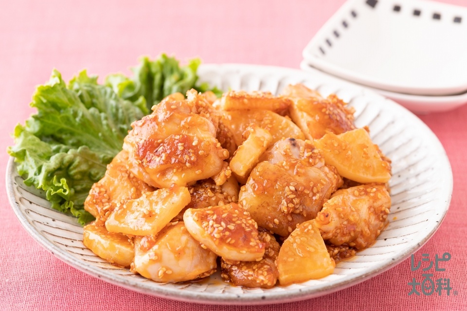 うま辛やみつきチキンのレシピ・作り方|レシピ大百科(レシピ・料理)|【味の素パーク】 : 鶏もも肉や大根を使った料理 うま辛やみつきチキンのレシピ・作り方|レシピ大百科(レシピ・料理)|【味の素パーク】 : 鶏もも肉や大根を使った料理