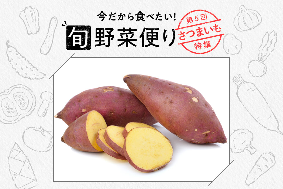 旬野菜便り♪食欲の秋到来！さつまいもを味わい尽くそう