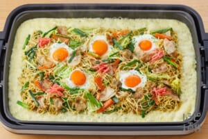 とろ~りチーズのだしマヨ焼きそば