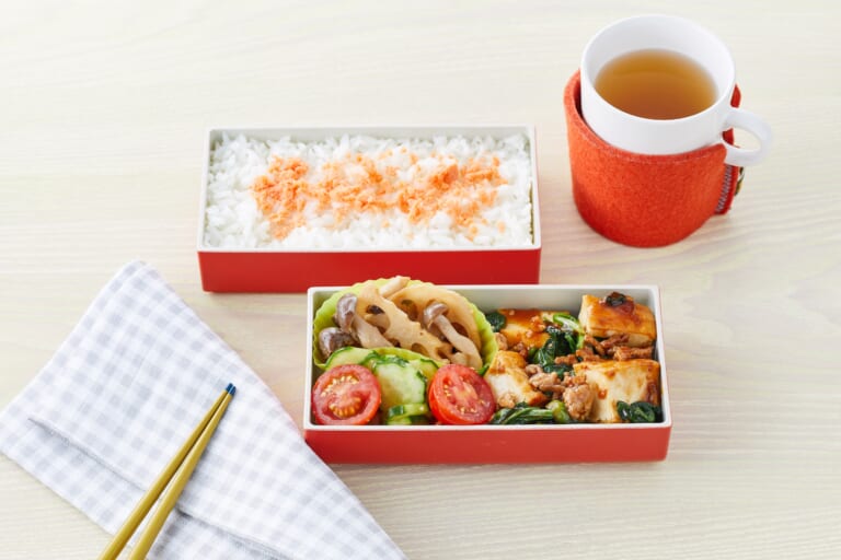 厚揚げの中華炒め弁当