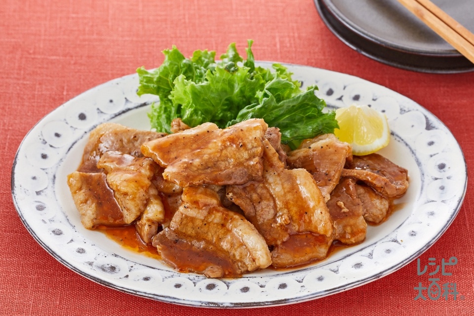 豚バラ肉でも簡単！スペアリブ風(豚バラ肉を使ったレシピ)