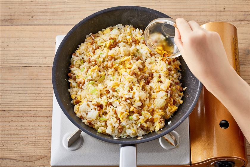 納豆チャーハンの作り方_3_1