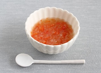 トマトと玉ねぎのスープからの取り分け離乳食の作り方_6_0