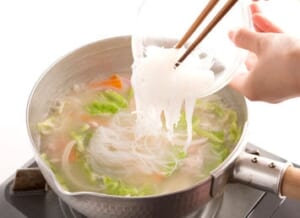 ちゃんぽん風春雨スープの作り方_3_1
