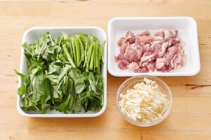 空心菜と豚肉のオイマヨ炒めの作り方_0_1