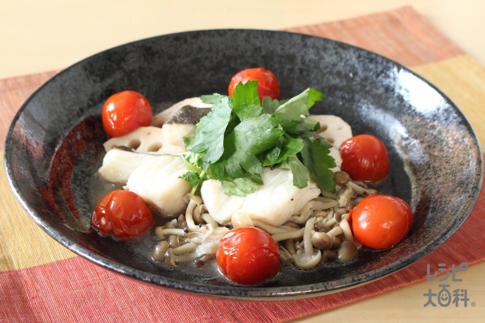 白身魚の和風アクアパッツァのレシピ 作り方 レシピ大百科 レシピ 料理 味の素パーク 白身魚 切り身 やれんこんを使った料理
