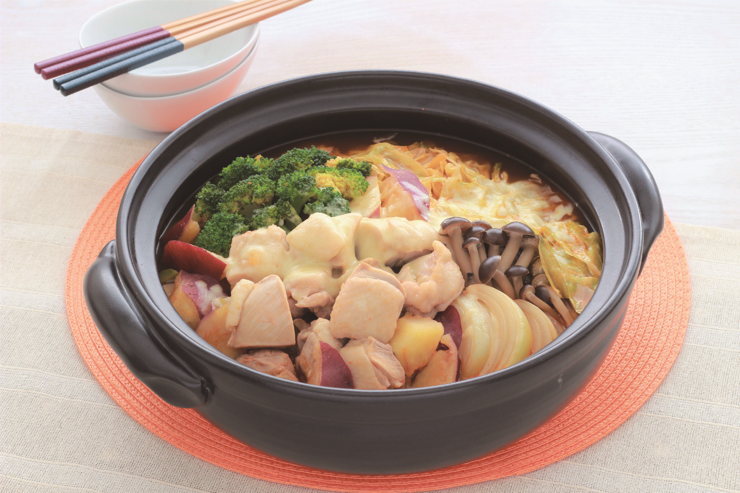 チーズタッカルビ風鍋