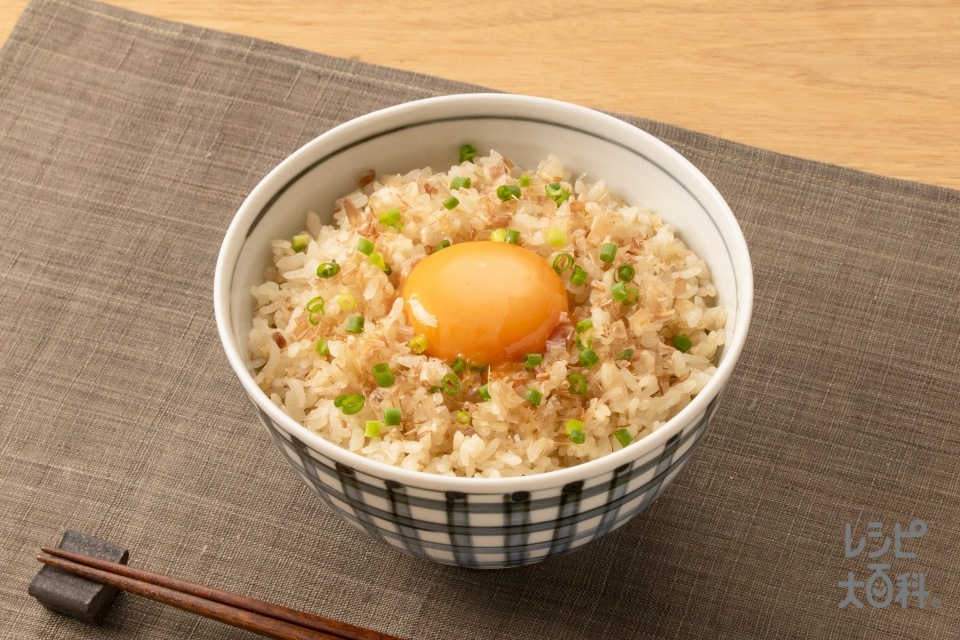 だし炊き卵かけごはん(米+卵を使ったレシピ)
