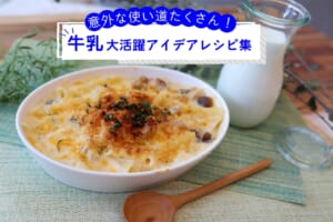 意外な使い道たくさん！牛乳大活躍アイデアレシピ集