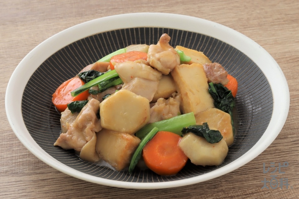 鶏と里芋の甘辛炒め煮