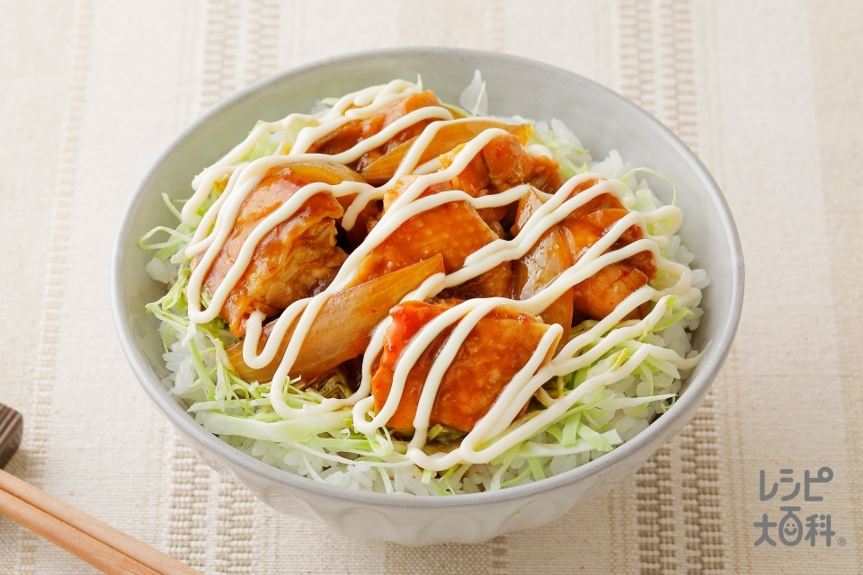 鶏のうま煮丼のレシピ 作り方 レシピ大百科 レシピ 料理 味の素パーク 鶏もも肉やご飯を使った料理