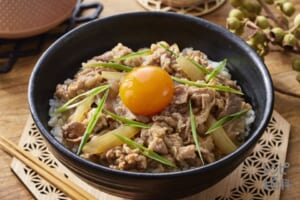 牛丼~卵黄のせ~
