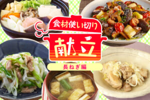 無駄なく簡単に☆平日1週間の食材使い切り献立【長ねぎ編】