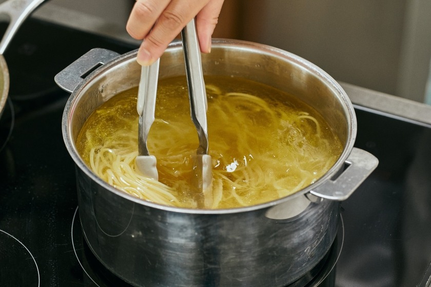 きゃべつとコーンのあんかけパスタの作り方_2_1