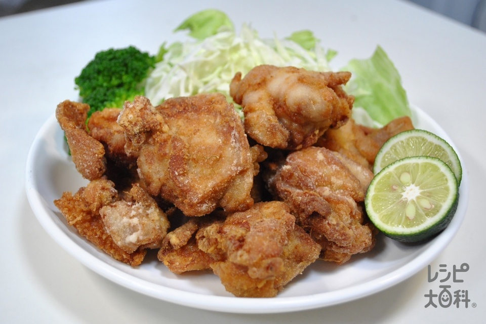 阿波尾鶏の塩唐揚げ(鶏もも肉を使ったレシピ)