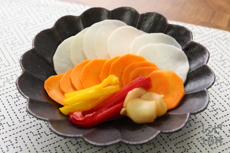 あまり野菜のピクルス(大根+にんじんを使ったレシピ)