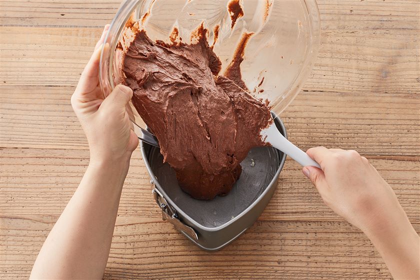 ハートチョコレートケーキの作り方_5_1