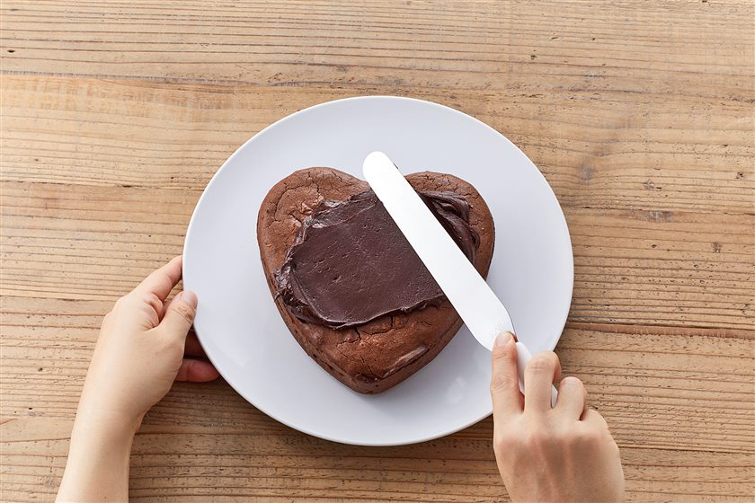 ハートチョコレートケーキの作り方_7_1