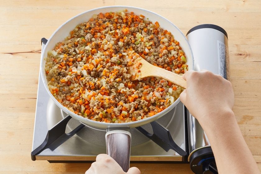 じっくり炒めた玉ねぎとひき肉のキーマカレーの作り方_2_1