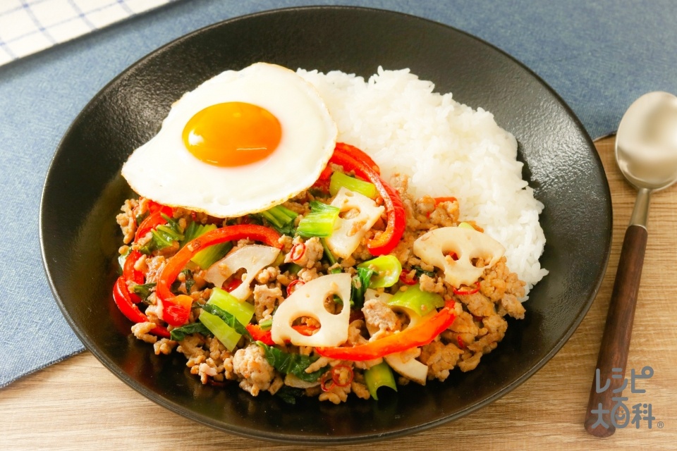 いばらきがぱお(鶏ひき肉+ご飯を使ったレシピ)